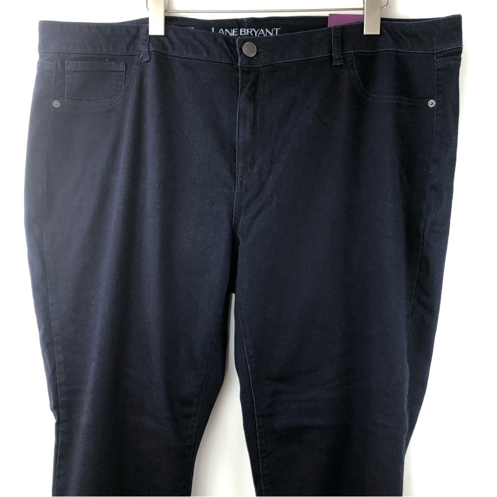 NWT Lane Bryant Super Stretch Skinny Jeans Jegging Like Dark Wash Plus Size 24 - Picture 7 of 9